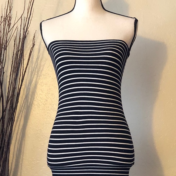 American Apparel • Striped Strapless Dress - Picture 2 of 2